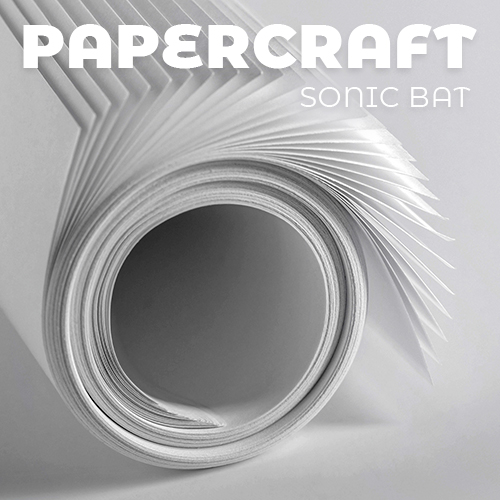 Papercraft album cover